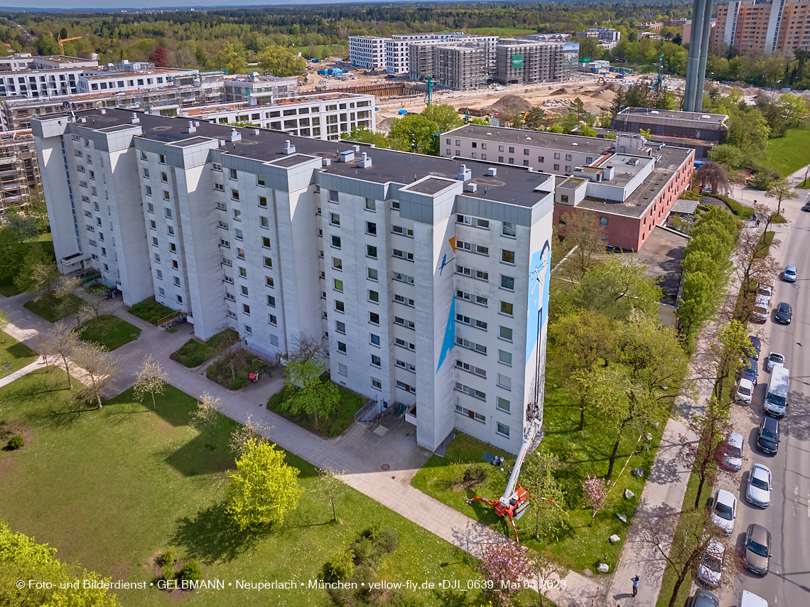 04.05.2023 - Graffiti am Karl-Marx-Ring 75 in Neuperlach